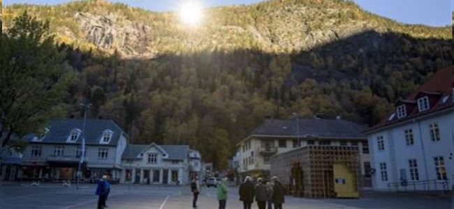 Norveç'teki Karanlık Şehre 'Aynalı' Çözüm