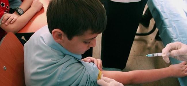 Suriye'de aşı kampanyası başladı