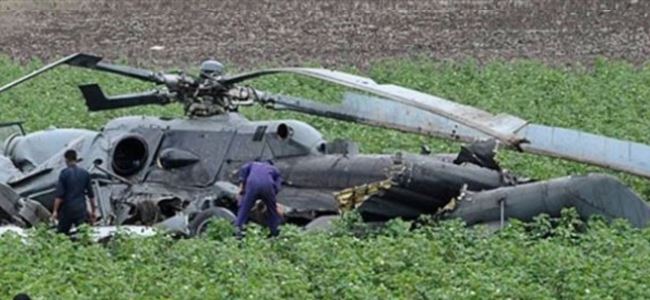 Helikopter kazası: 5 kişi öldü!