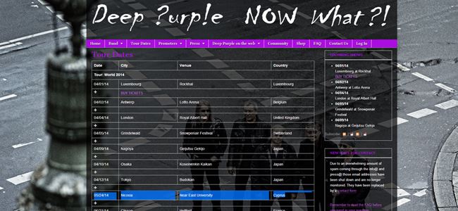 Deep Purple KKTC'ye geliyor