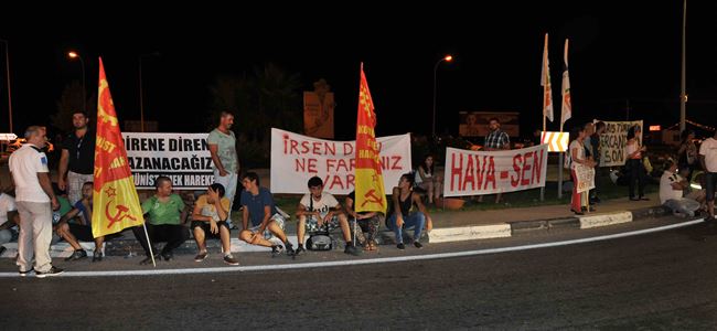 Eylemciler Yorgancıoğlu'nun dönüşünü bekliyor