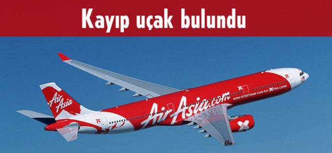 Kayıp AirAsia uçağı bulundu