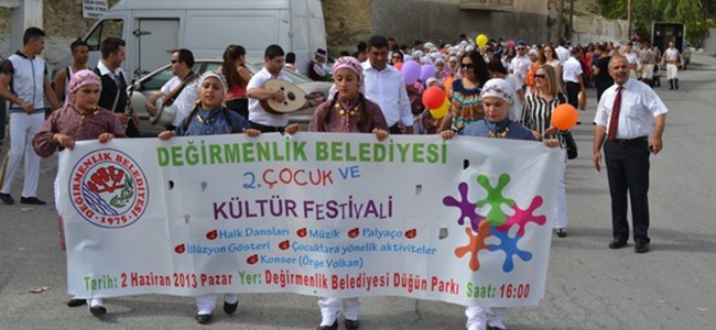 Değirmenlik Belediyesi çocuk festivali yapıldı