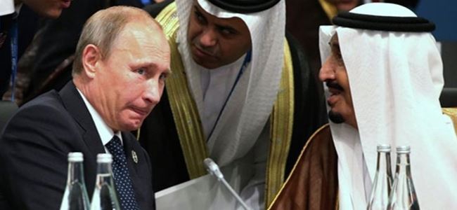 Kral Salman'dan Putin'e teşekkür