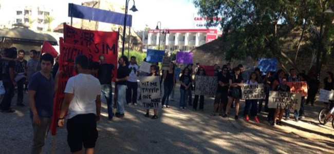 Taksim Olayları'na Kuğulu Park'ta protesto