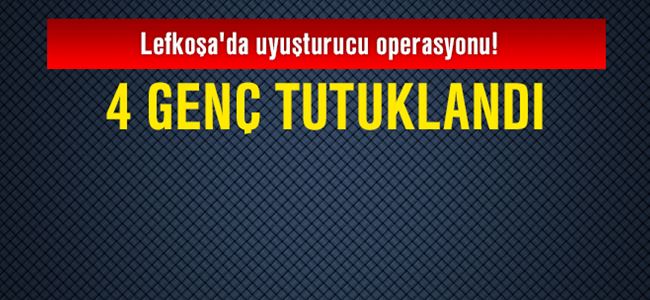 Lefkoşa'da uyuşturucu operasyonu! 4 genç tutuklandı...