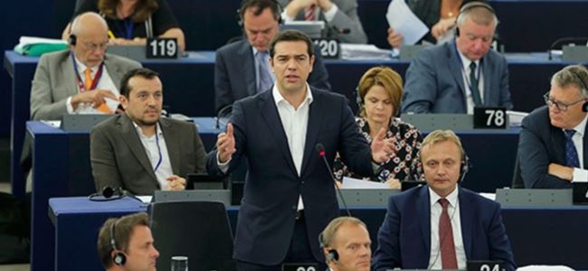 Tsipras Avrupa Parlamentosu'na seslendi