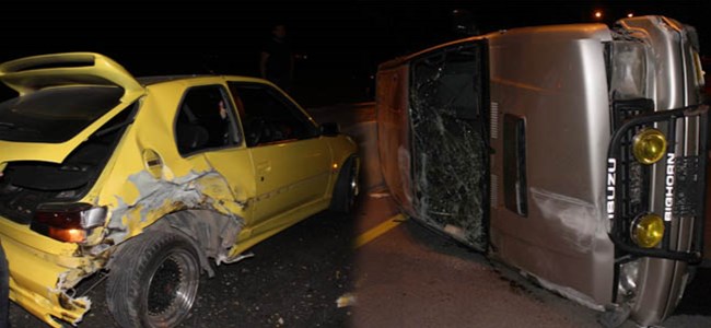 Mağusa'da Korkutan Kaza
