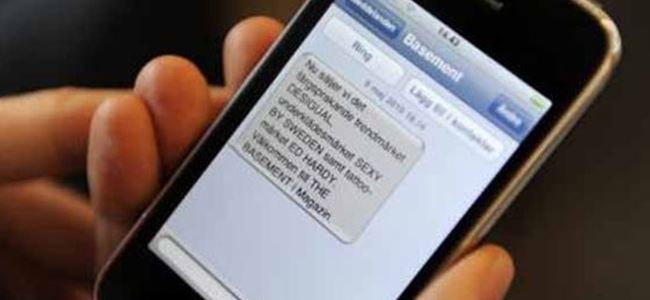 SMS bitti yeni taktik sesli taciz