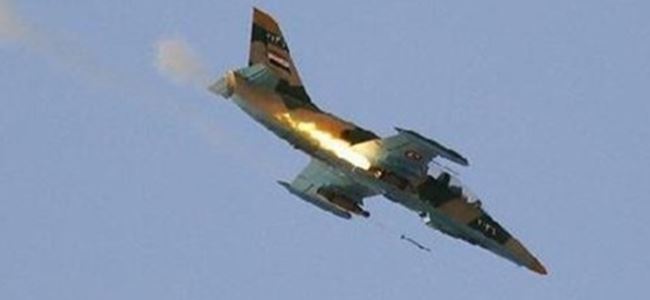 Suriye savaş uçağı Türkiye sınırında düştü