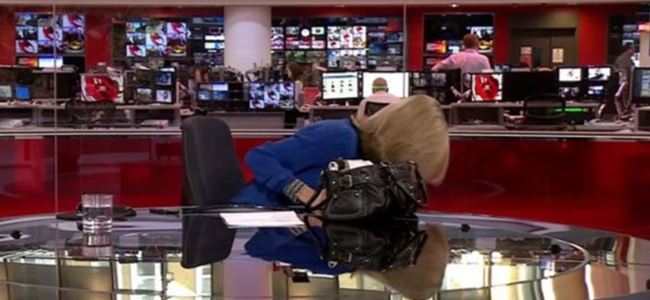 BBC spikeri canlı yayında böyle yakalandı