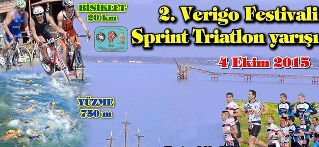 2. Verigo Festivali Sprint Triatlon Yarışı pazar günü