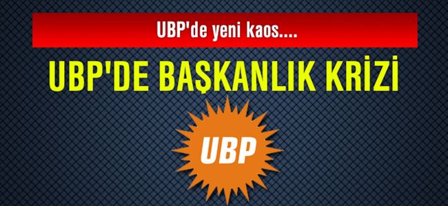 UBP'de yeni kaos....