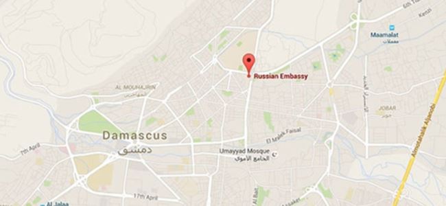 Şam'daki Rusya Büyükelçiliği'ne saldırı