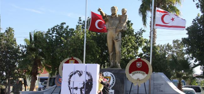 Atatürk İskele'de de anıldı