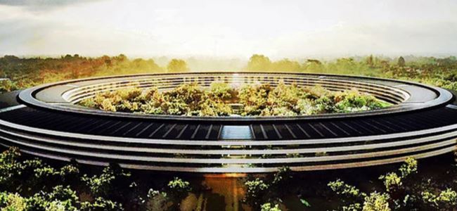 Uzay aracı değil Apple'ın yeni binası