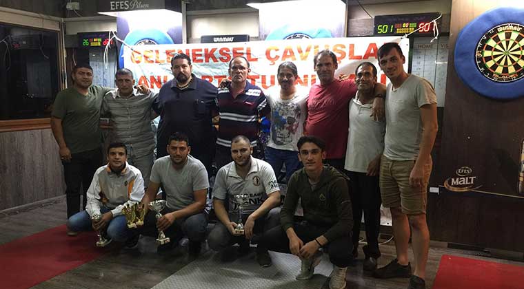 Çavuşlar dart turnuvası