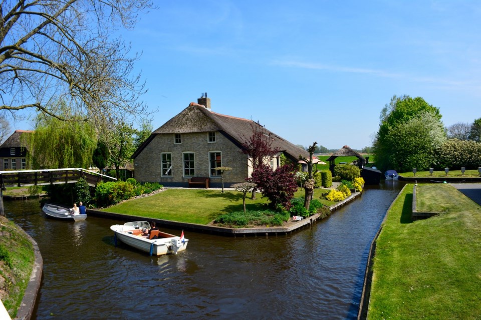 Hollanda Giethoorn köyü