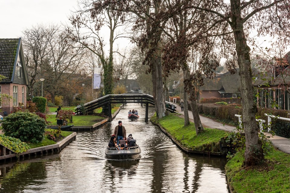Hollanda Giethoorn köyü