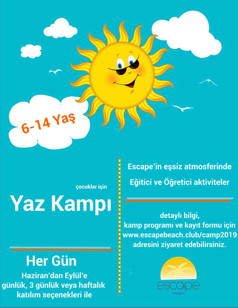 çocuklar için yaz kampı