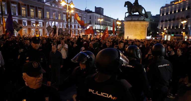 Katalonya, İspanya, gösteri
