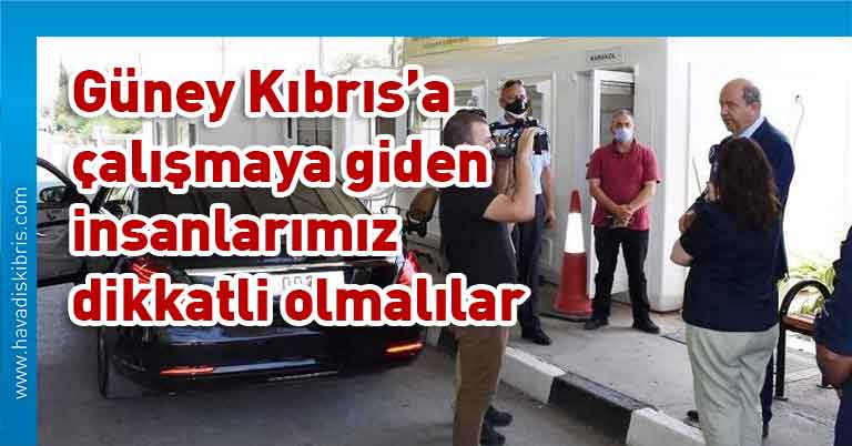 Başbakan Ersin Tatar, Güney Kıbrıs, Metehan Sınır Kapısı