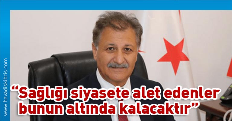 Sağlık Bakanı Dr. Ali Pilli, Cumhurbaşkanı Mustafa Akıncı’nın “Hükümetten gelen rapor olması gereken nitelik ve ciddiyette değil” açıklaması üzerine değerlendirmelerde bulundu