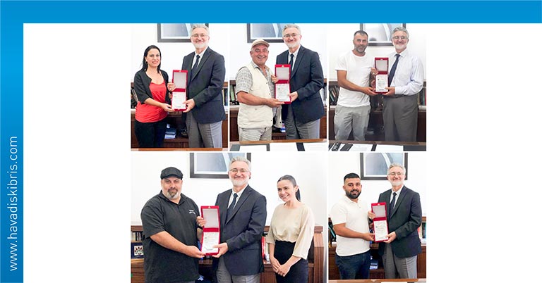 Kıbrıs Vakıflar İdaresi, 5 Haziran Dünya Çevre Günü dolayısıyla, çevre ve doğa koruma çalışmalarıyla ön plana çıkan kişilere “İyilik Lideri” plaketi ile teşekkür etti