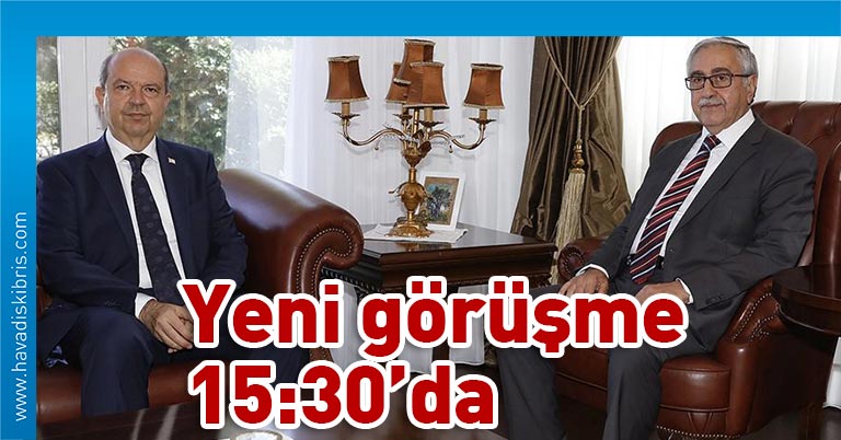Cumhurbaşkanı Mustafa Akıncı, Başbakan Ersin Tatar'ı bu gün saat 15:30'da yeniden kabul edecek.