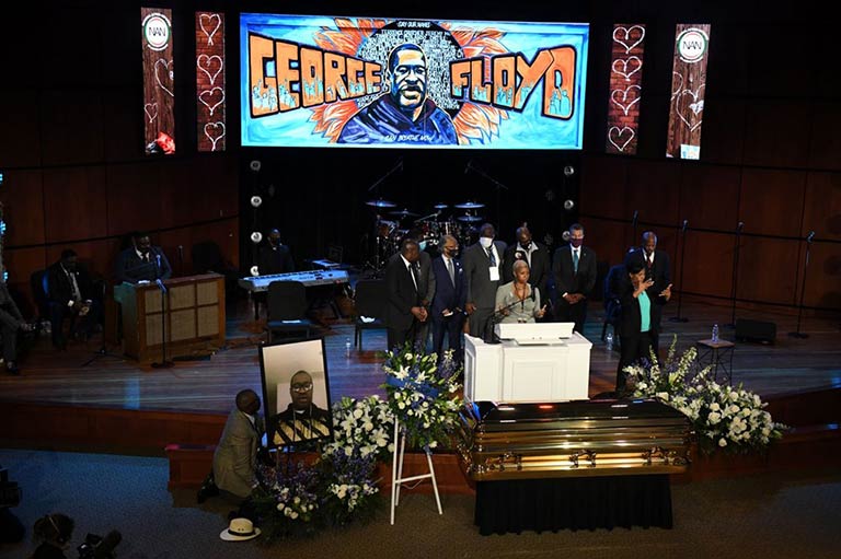 George Floyd cenaze töreni