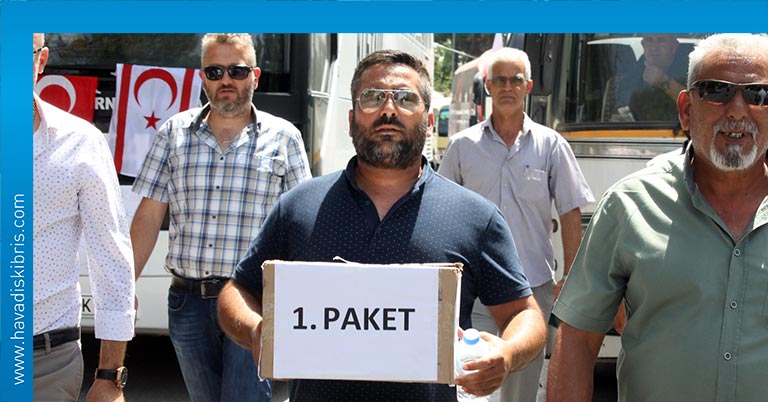 Kamu Araçları İşletmecileri Derneği’nin (KAR-İŞ) Meclis önündeki eylemi sürüyor.