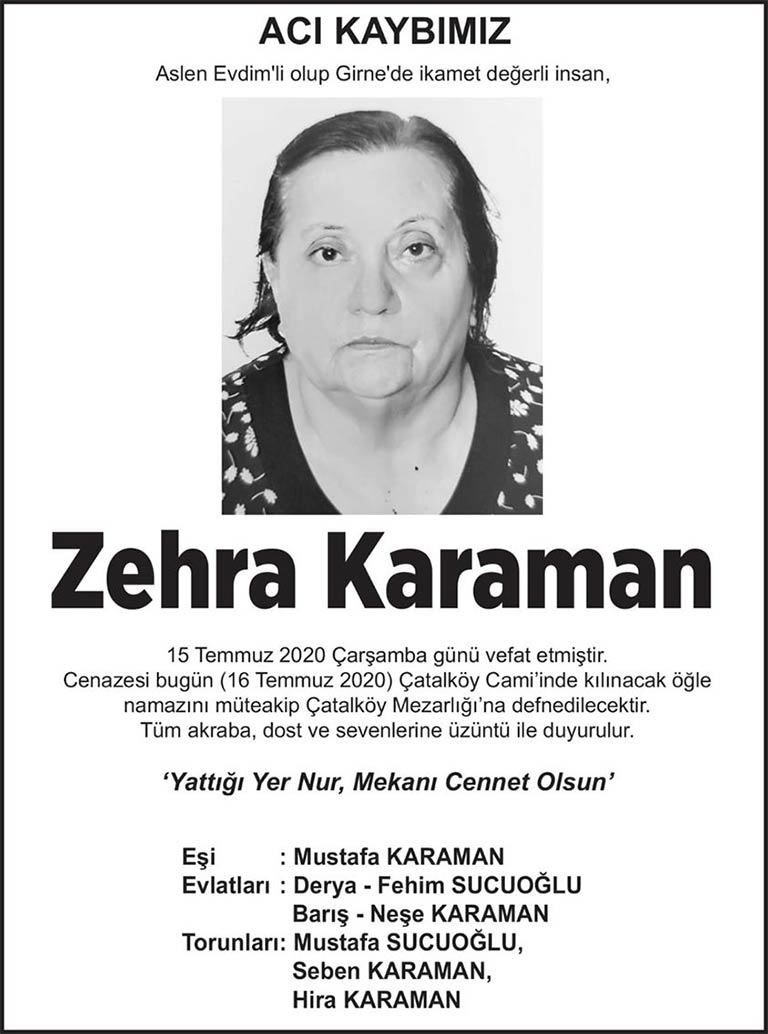 Zehra Karaman
