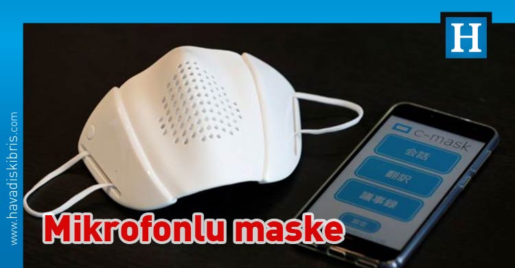 yüz maskesi, Japonya, sekiz dilde çeviri, Donut Robotics, mikrofonlu, koronavirüs salgını,