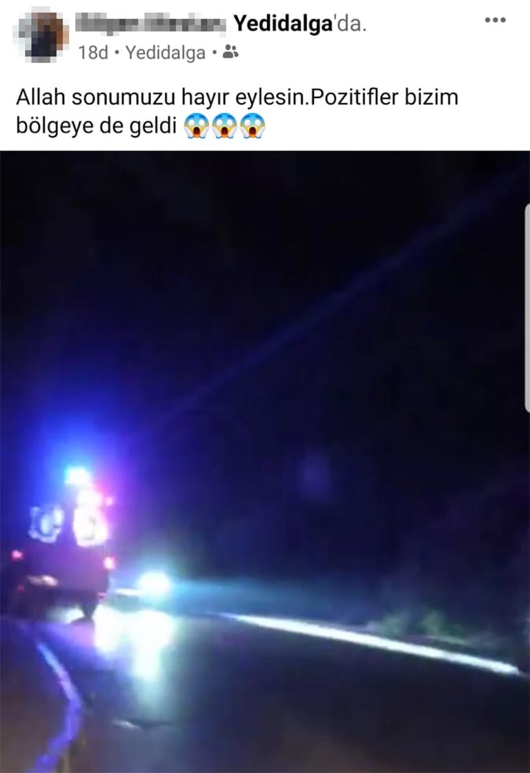 Yeşilyurt ve Yedidalga'da 2 pozitif vaka