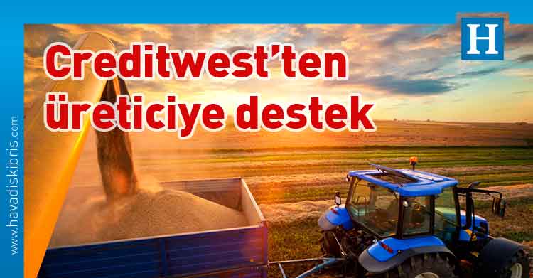 Creditwest Bank, süt üreticileri, hayvan üreticileri, kuru tarım, narenciye üreticileri, GSYH, TÜK, kredi,