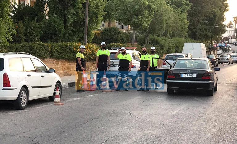 Lefkoşa Trafik Şubesi ekipleri