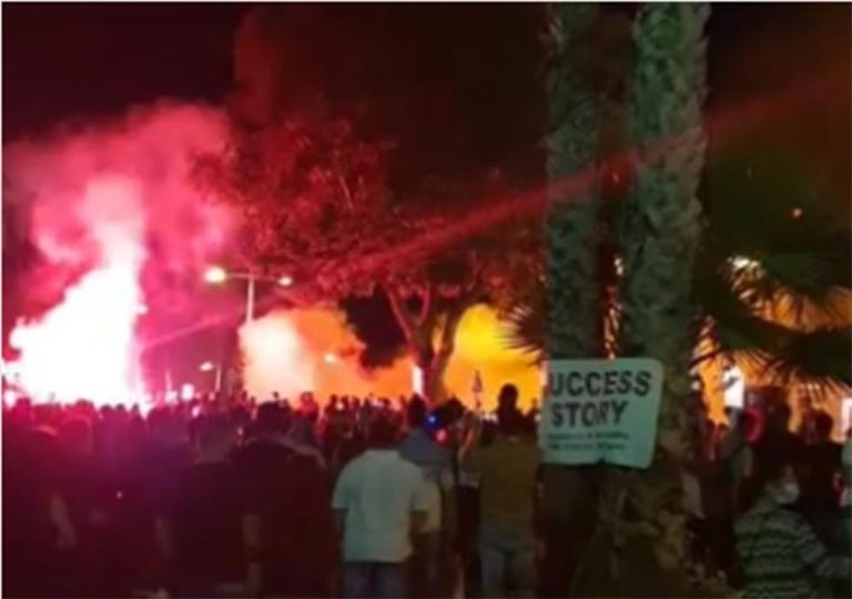 Limasol'da protesto