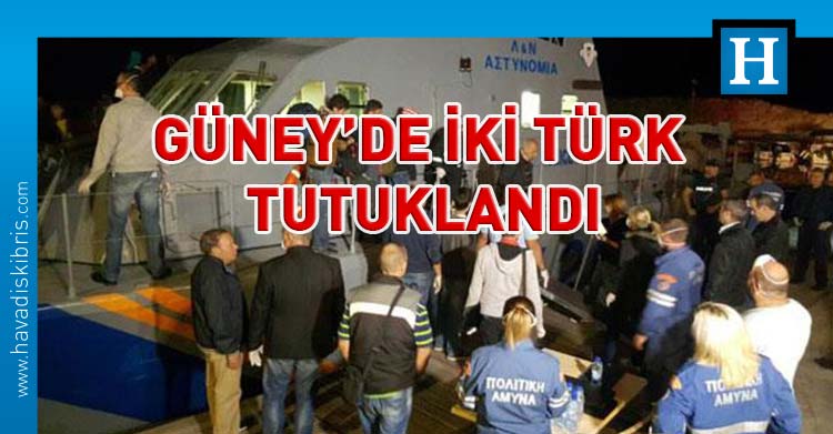 güney kıbrıs'ta 2 türk tutuklandı