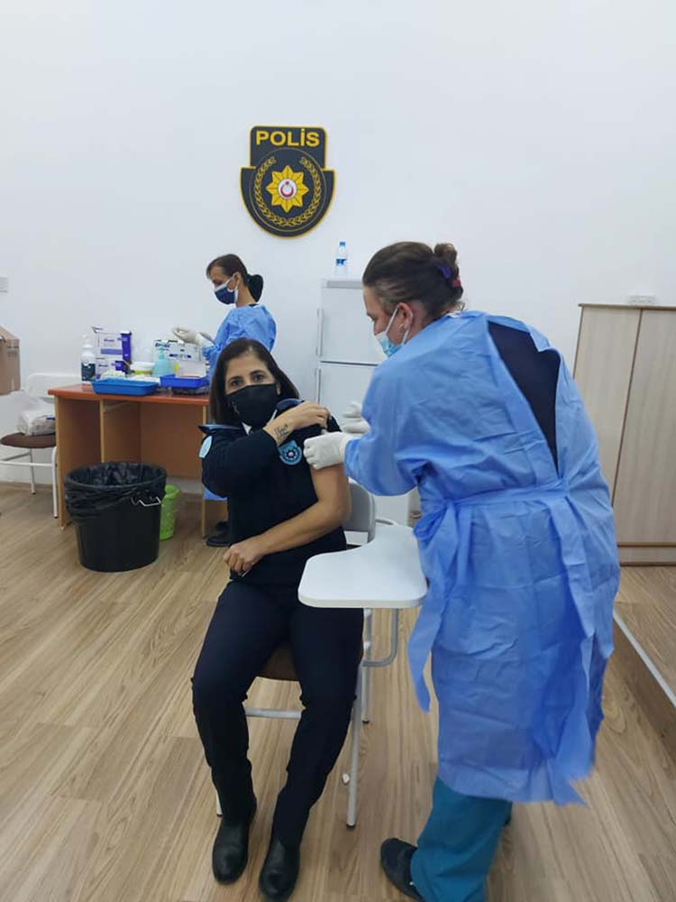 polis aşılanma KKTC