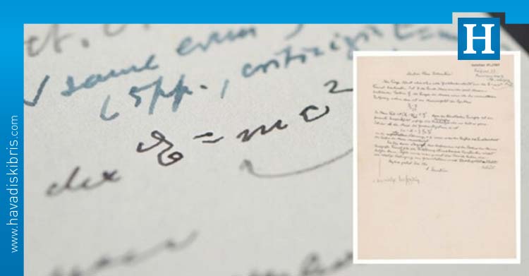 ABD’de, bilim insanı Albert Einstein’ın el yazısıyla kaleme aldığı bir mektup 1,2 milyon dolara satıldı.