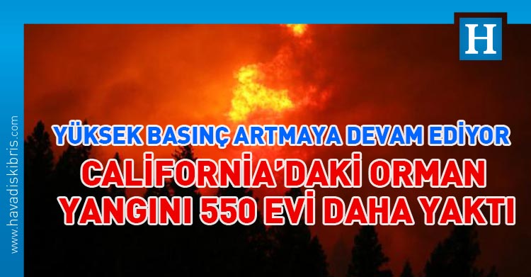 california yangın