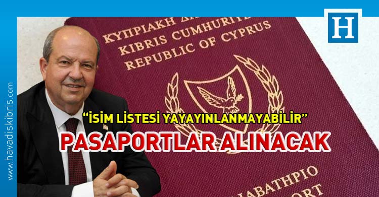 ersin tatar kıbrıs cumhuriyeti pasaportu
