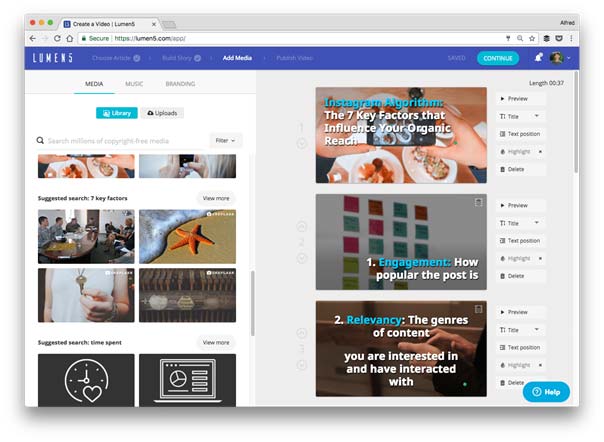 lumen5 video düzenleme programı