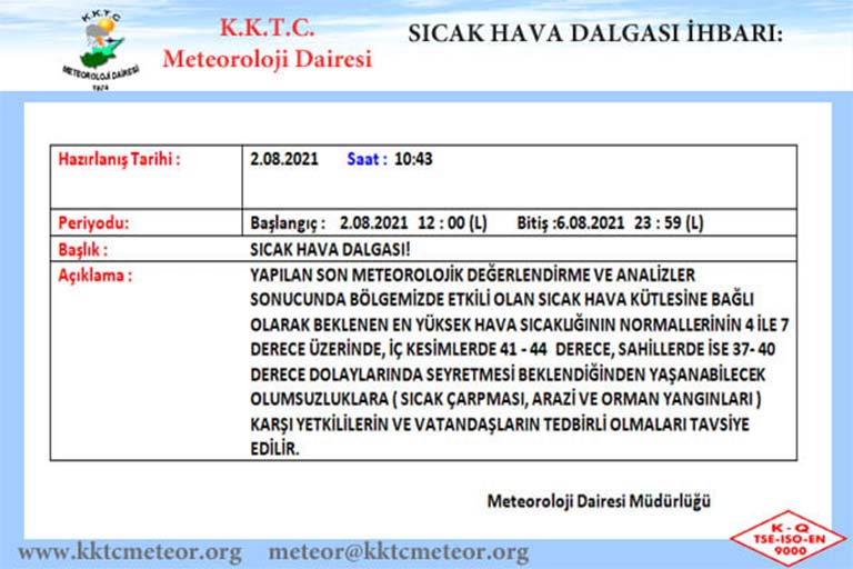 sıcak hava dalgası