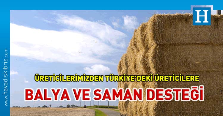 Türkiye’deki yangınlarda mağdur olan çiftçilere KKTC’deki çiftçiler balya ve saman yardımı yapacak.