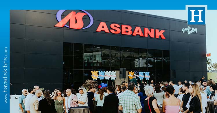 Asbank Girne yeni konsept şubesini özel bir organizasyonla tanıttı