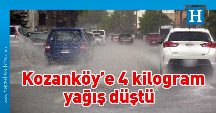 Kozanköy yağış