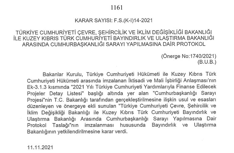 Cumhurbaşkanlığı Sarayı protokol