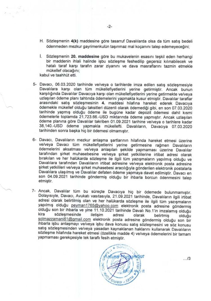 dumica construction dava ilanı