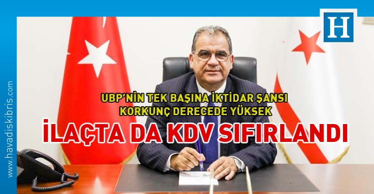 Başbakan Faiz Sucuoğlu, ilaç da dâhil olmak üzere KDV’yi sıfırladıklarını belirtti. Sucuoğlu erken genel seçimle ilgili de yorumda bulunarak, partisinin tek başına iktidar şansının korkunç derecede yüksek olduğunu kaydetti.
